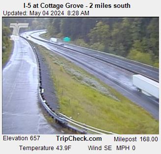 I-5 at Cottage Grove - 2 miles south